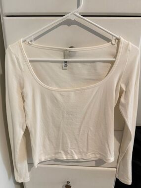 Skims scoop neck long sleeve